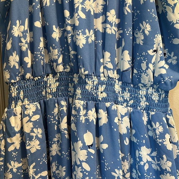 Women’s High Neck Floral Dress - Picture 2 of 5